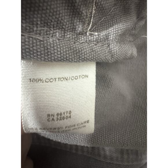 Free People Gray Anorak Jacket with Hood Snap Button Utility Style - Picture 5 of 7